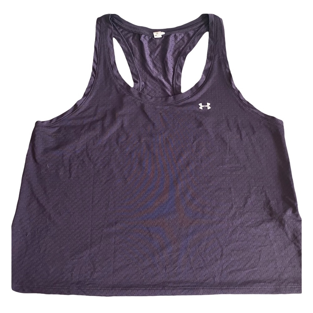 Under Armour Purple Workout Top “Sport Eyelet Flowy Tank” - Racerback size XL